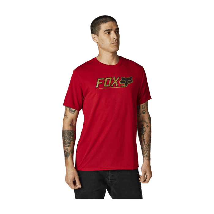 Fox cntro ss tech T-shirt chili|Gear2win