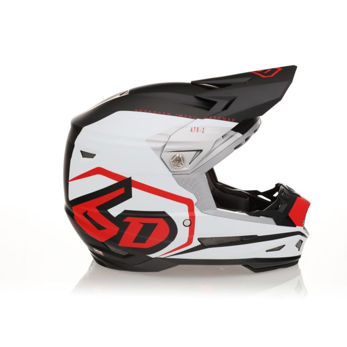 6D Motocross-Helm Atr-2 Delta Rot Matte  | Gear2win.de