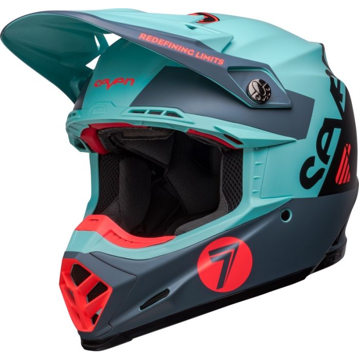 Bell Moto-9S Flex Seven Vanguard Helm - Aqua (matt)/Schwarz | Gear2win.de