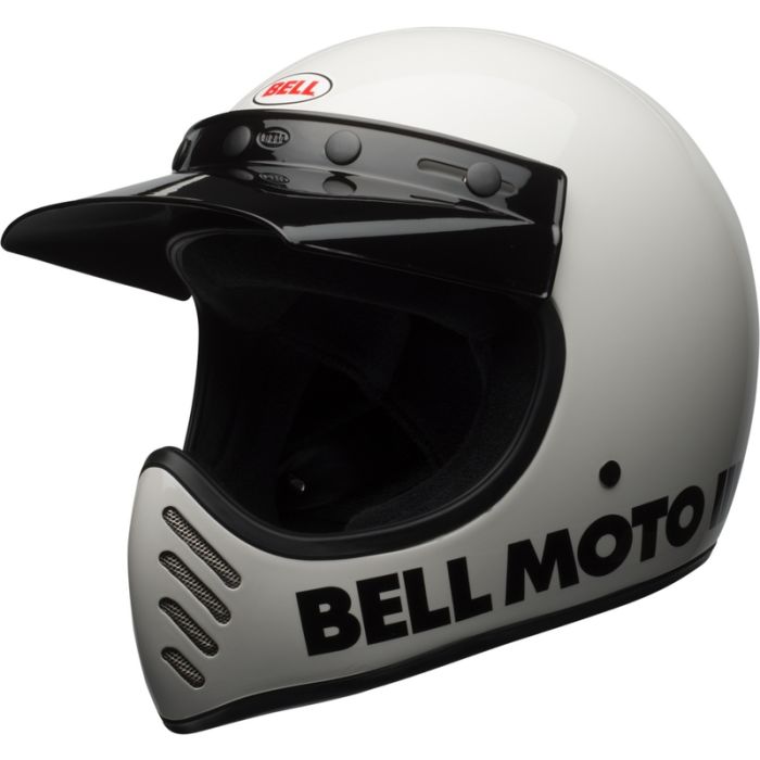 Bell Moto-3 Classic Motocross-Helm - Gloss Weiß | Gear2win.de
