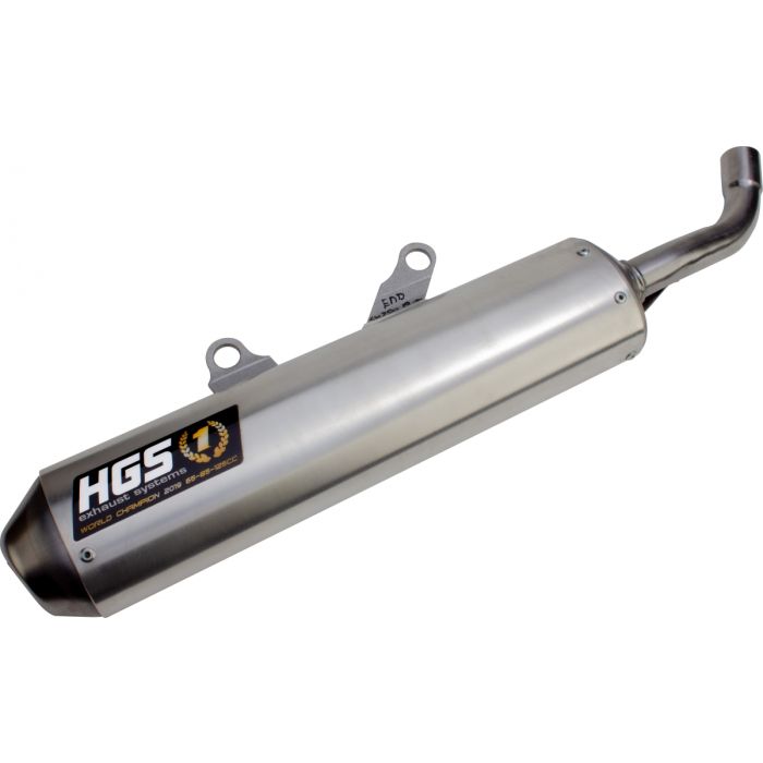 HGS - KTM/HSQ SX/TC 250 19- Schalldämpfer Alu Kohlenstoff Endkappe