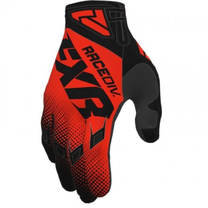 FXR Factory Ride Adjustable MX Glove Nuke Red/Black | Gear2win