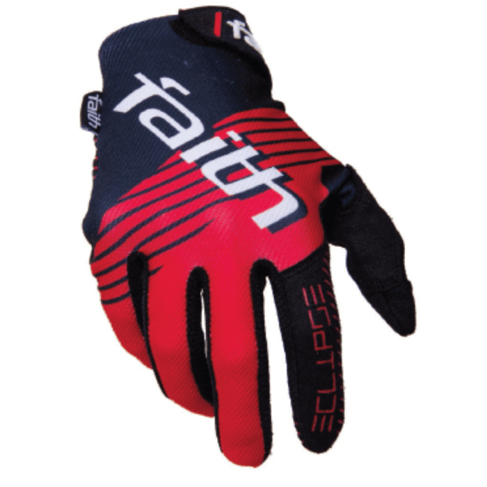FAITH - YOUTH GLOVE ECLIPSE BLACK-RED | Gear2win