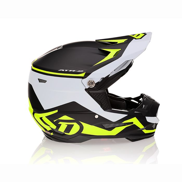 6D Motocross-Helm Atr-2 Drive Neon Gelb Matte | Gear2win.de