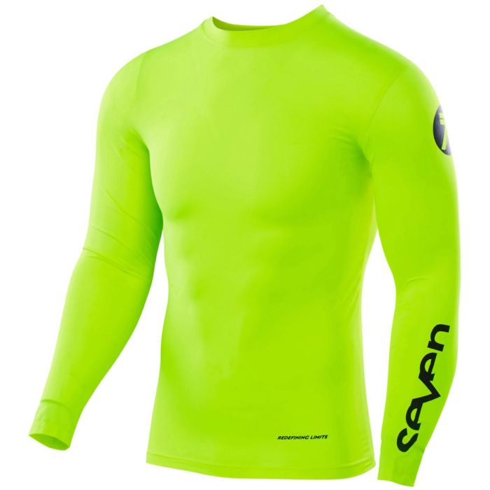 Seven Motocross-Shirt Zero Compression Fluo Gelb
