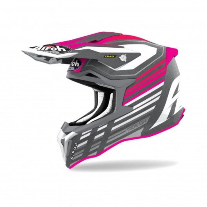 Airoh Motocross-Helm Strycker Shaded Flat Rosa | Gear2win