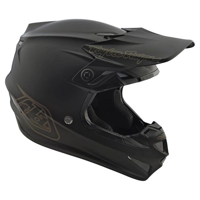 Troy Lee Designs Jugend SE4 Polyacrylite Motocross Helm Midnight Schwarz | Gear2win
