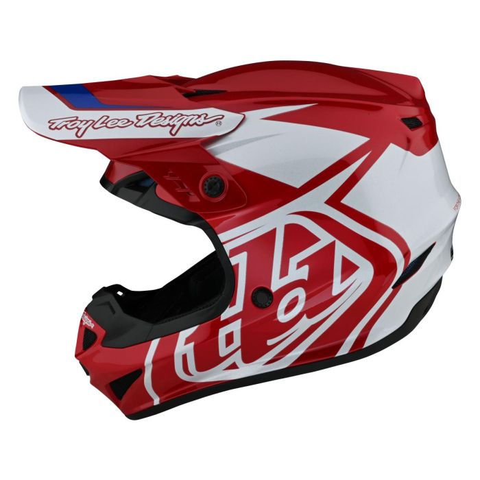 Troy Lee Designs Gp Motocross-Helm Overload Rot/Weiß | Gear2win.de