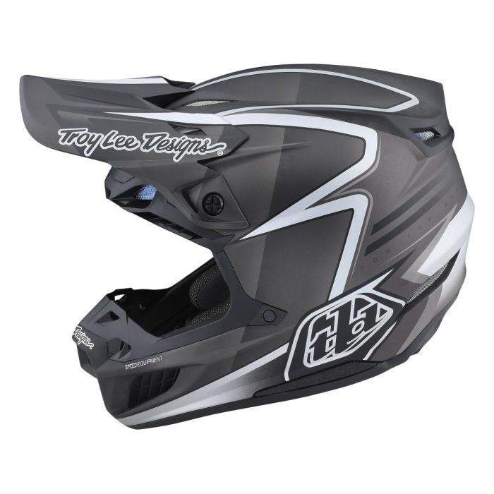 Troy Lee Designs Se5 Ece Carbon Mips Motocross-Helm Lines Schwarz | Gear2win.de