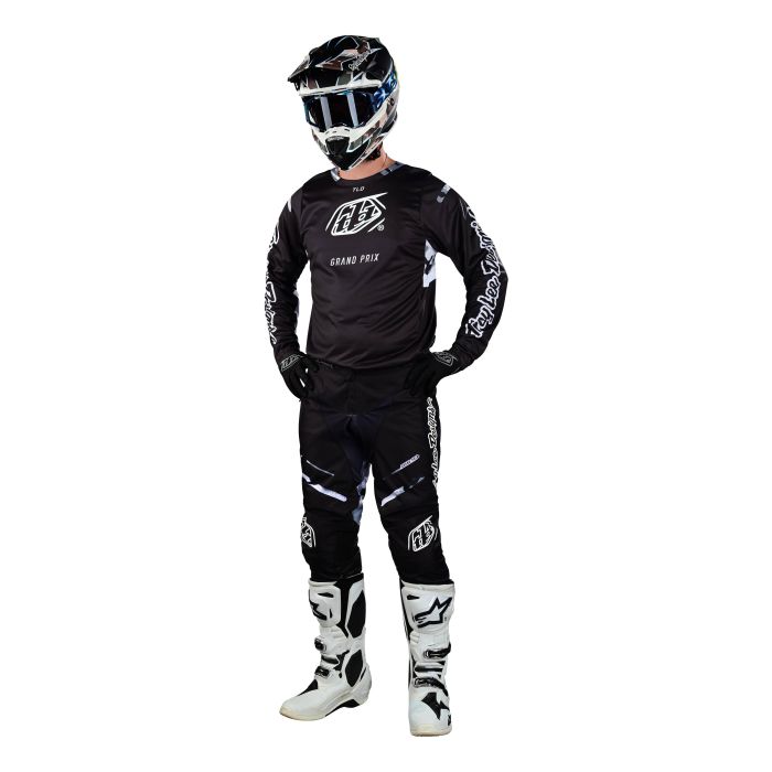 Troy Lee Designs Gp Pro Blends Camo Schwarz/Weiß Motocross-Kombi | Gear2win.de