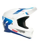 Thor Motocross-Helm Sector 2 Carve Weiss/Blau