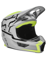 Fox V2 Merz Motocross-Helm Stahl Grau