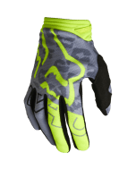 Fox 180 SKEW Motocross-Handschuhe für Frauen Fluo Gelb