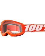 100% Crossbrille Strata 2 Jugend Orange saubere Linse