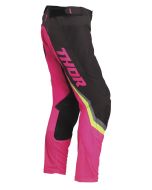 THOR Motocross-Hose für Frauen PULSE REV Holzkohle/Rosa