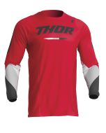 Thor Motocross-Shirt Jugend Pulse Tactic Rot