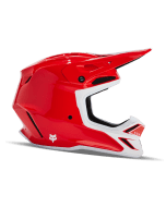 Fox V3 Rs Optical Motocross-Helm Fluo Rot