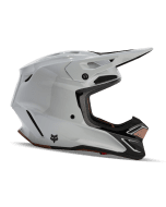 Fox V3 Rs Optical Motocross-Helm Steel Grau