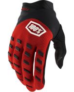 100% Motocross-Handschuhe airmatic Rot/Schwarz