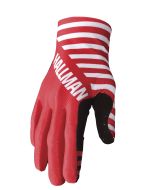 Hallman Motocross-Handschuhe Mainstay Slice Weiß/Rot