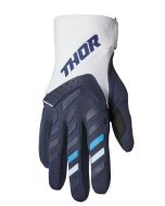 THOR Motocross-Handschuhe für Frauen SPECTRUM Dunkel Blau/Weiss