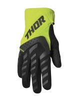 THOR Motocross-Handschuhe für Jugend SPECTRUM Schwarz/Fluo Gelb