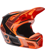 Fox V3 RS Mirer Motocross-Helm Fluo Orange