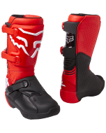 Fox Comp Motocross-Stiefel für Jugend mit Schnalle Fluo Rot