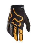 Fox 180 Peril Motocross-Handschuhe Schwarz Gold