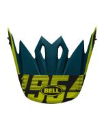 BELL MX-9 Mips Helmschild Strike Matte Blau/Gelb