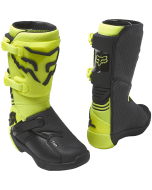 Fox Comp Motocross-Stiefel für Jugend mit Schnalle Fluo Gelb