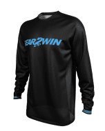 Motocross-Shirt Gear2win Schwarz Blau