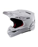 Alpinestars Motocross-Helm Sm10 Solid Weiss