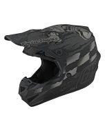Troy Lee Designs SE4 POLYACRYLITE Motocross-Helm für Jugend Strike Grau / Silver