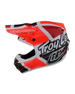 Troy Lee Designs Se4 Polyacrylite Mips Motocross-Helm Quattro Rot/Holzkohle