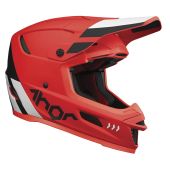 THOR Motocross-Helm REFLEX ECE CUBE Rot/Schwarz