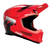 Thor Motocross-Helm Sector 2 Carve Rot/Weiss