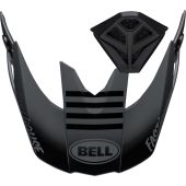 BELL Moto10 Spherical FH BMF Off-Road Helmschild and Ersatz-Mundstück Kit - Grau