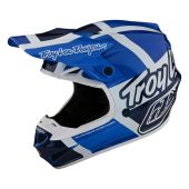 Troy Lee Designs Se4 Polyacrylite Mips Helmet Quattro Blue