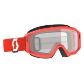 Scott Primal Motocross-Brille - Rot Transparent Linse
