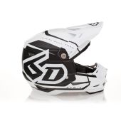 6D Motocross-Helm Atr-2 Torque Weiss Matte