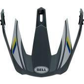 BELL MX-9 Adventure Mips Ersatz-Helmschild - Alpine Glanz Grau/Blau