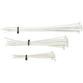 CABLE TIES 4" | 6" | 8" Weiss 30-PACK