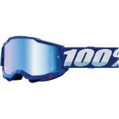 100% Crossbrille Accuri 2 Blau verspiegelte Linse Blau