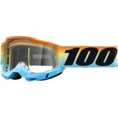 100% Motocross-Brille Accuri 2 für Jugend sunset transparent