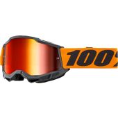 100% Motocross-Brille Accuri 2 Orange Spiegel Rot