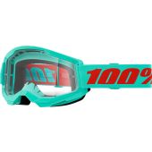100% Motocross-Brille Strata 2 Maupiti transparent