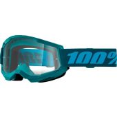 100% Motocross-Brille Strata 2 Stone transparent