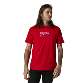 Fox Honda kurze Ärmel Premium T-shirt Flame Rot