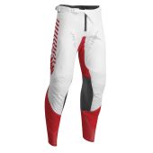 Hallman Motocross-Hose Differ Slice Weiß/Rot
